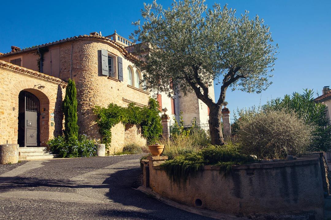 Entrée du château d'Ortaffa